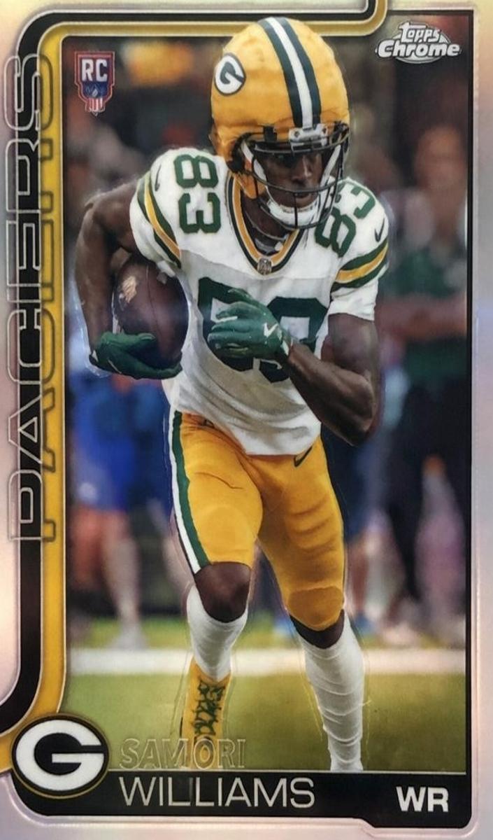 Savion Williams 2025 Topps Chrome Football card