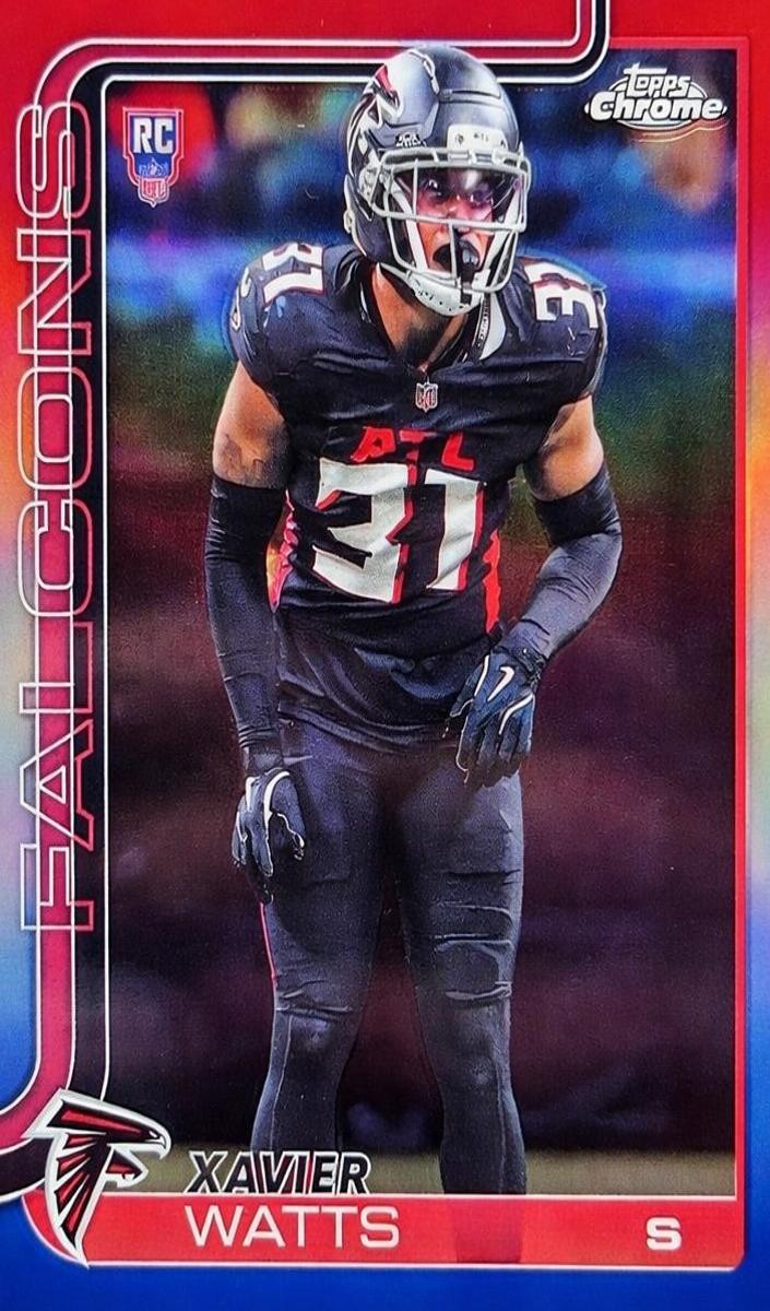 Xavier Watts 2025 Topps Chrome Football card