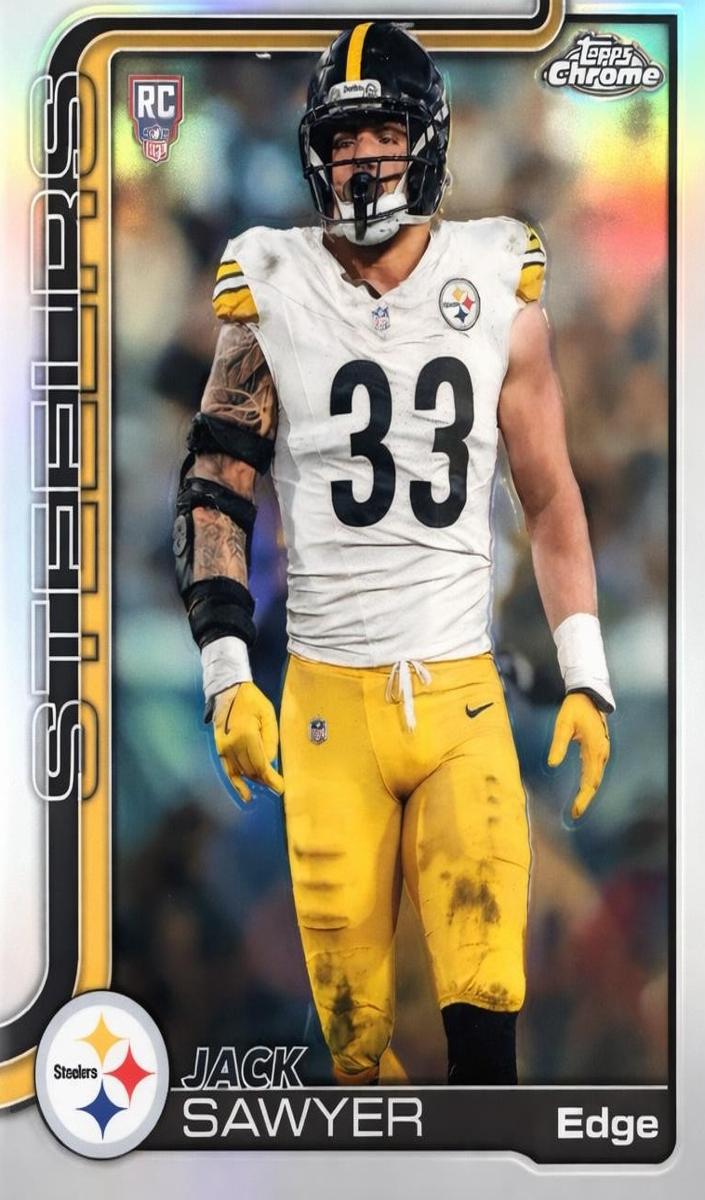 Jack Sawyer 2025 Topps Chrome Football card