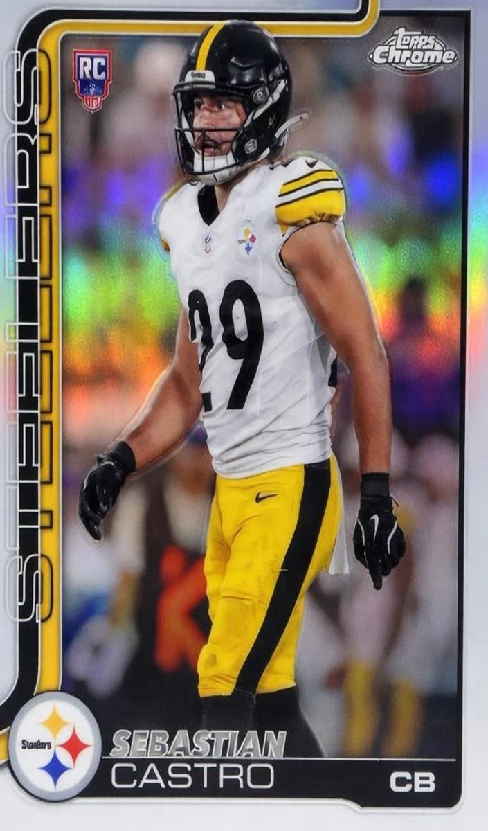 Sebastian Castro 2025 Topps Chrome Football card