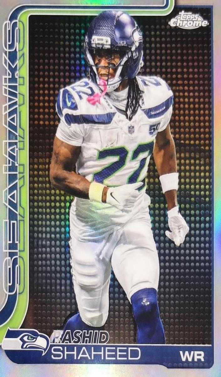 Rashid Shaheed 2025 Topps Chrome Football card