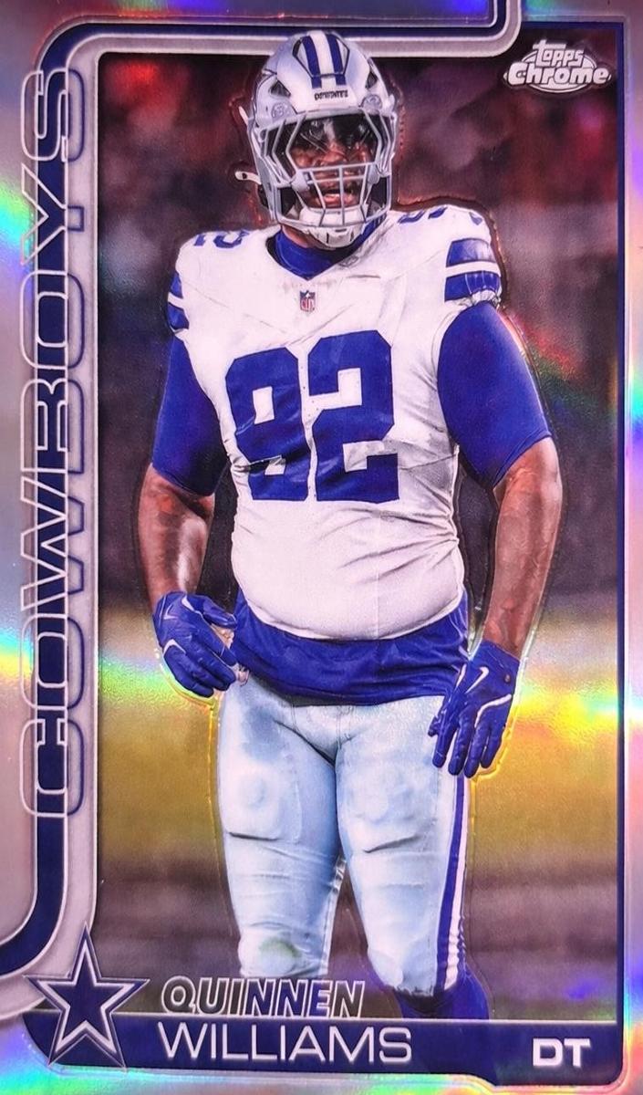 Quinnen Williams 2025 Topps Chrome Football card