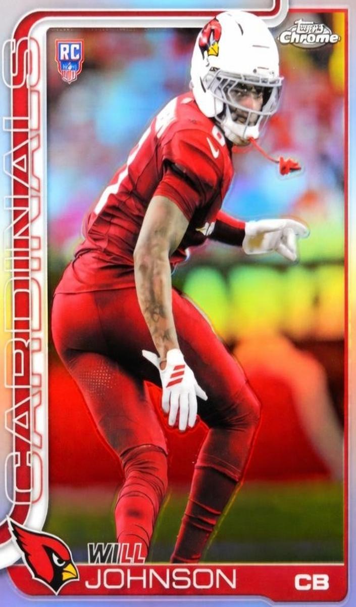 Will Johnson 2025 Topps Chrome Football card