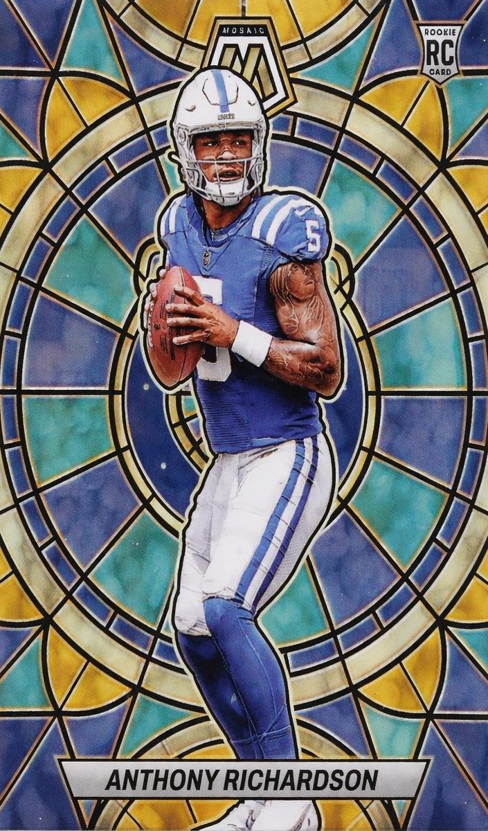 2023 Panini Mosaic Stained Glass Anthony Richardson #SG-23 card