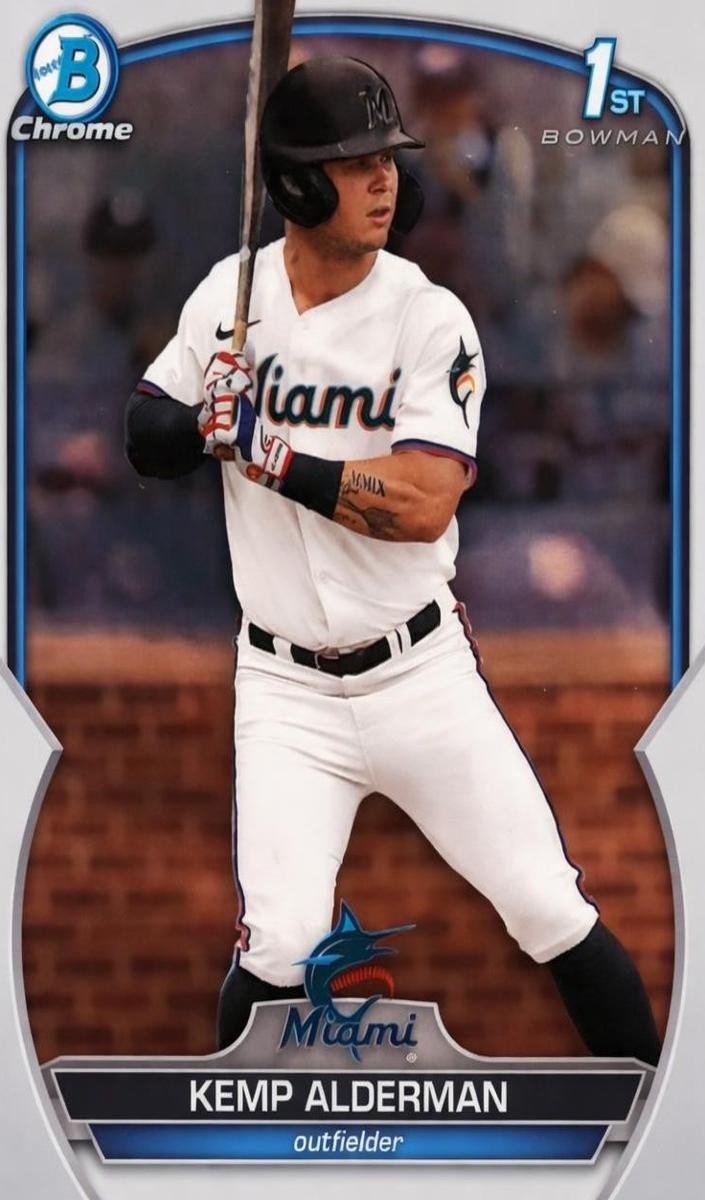 2023 Bowman Draft Chrome Kemp Alderman #BDC-123 card