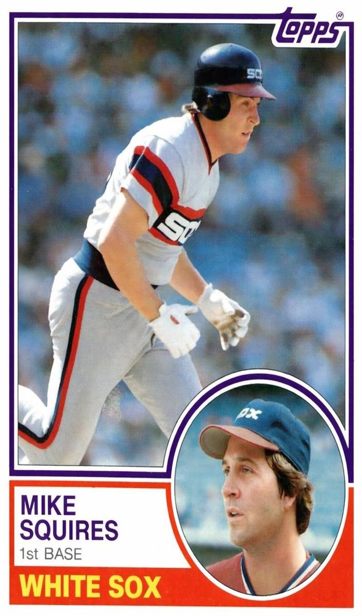 1983 Topps Mike Squires #669 card