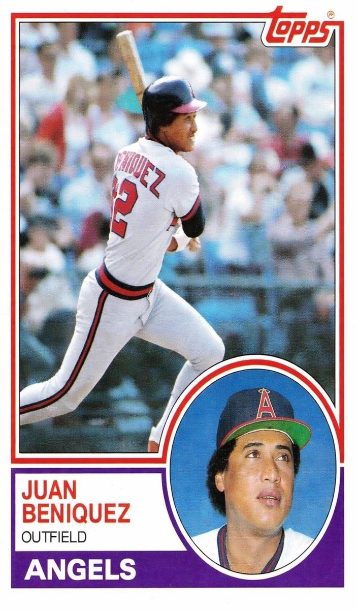 1983 Topps Juan Beniquez #678 card