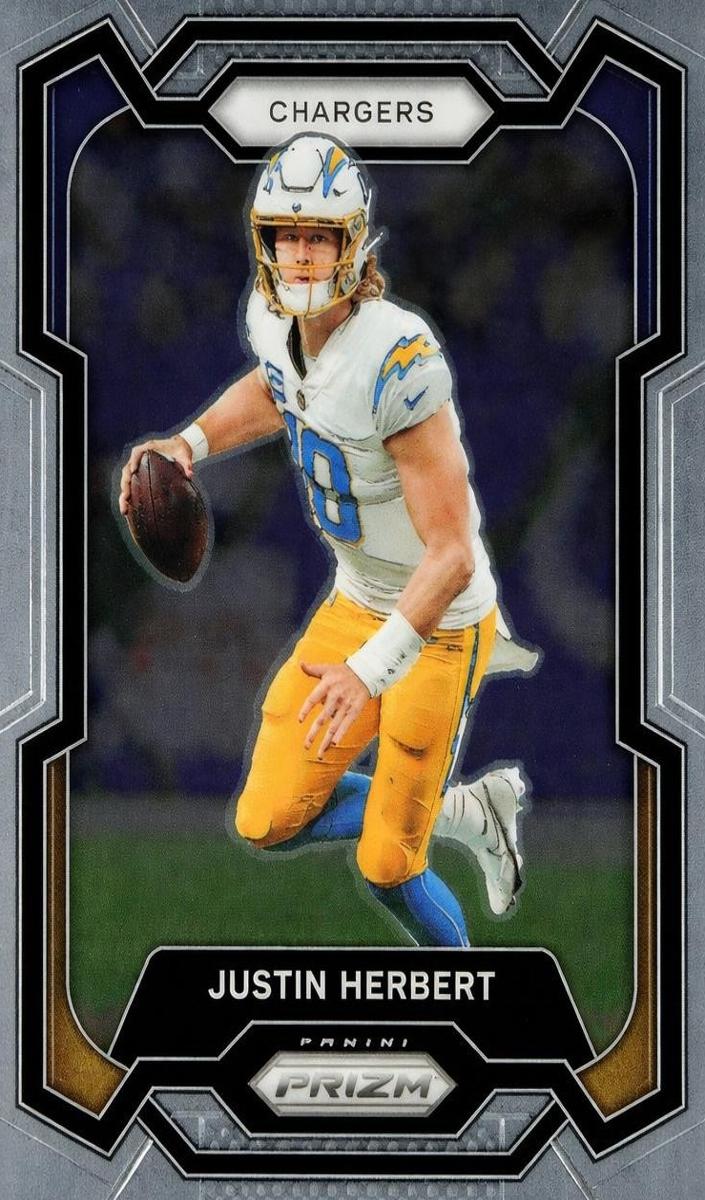 Justin Herbert 2023 Prizm Football card