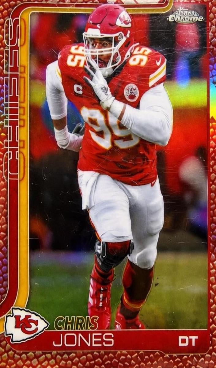 Chris Jones 2025 Topps Chrome Football card