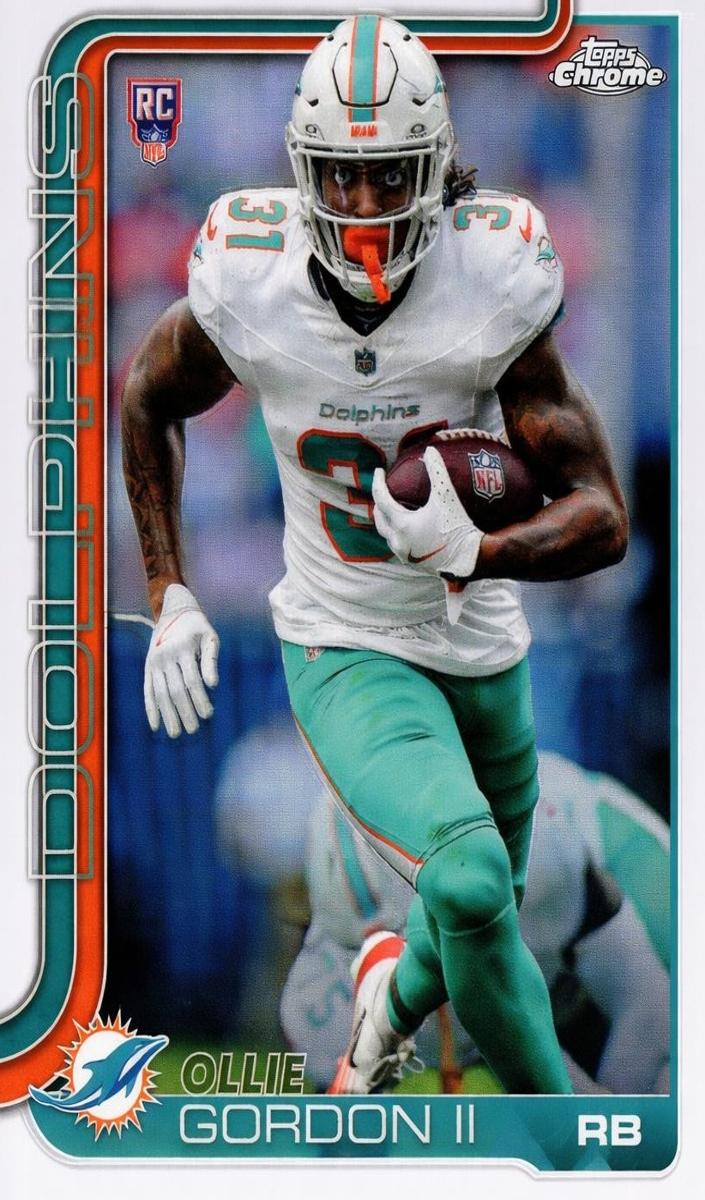 Ollie Gordon II 2025 Topps Chrome Football card