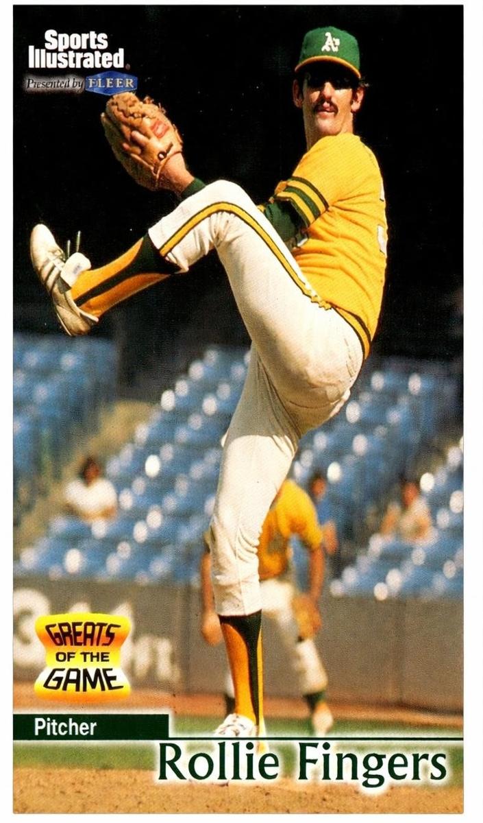 1999 Sports Illustrated Greats of the Game Rollie Fingers #69 card