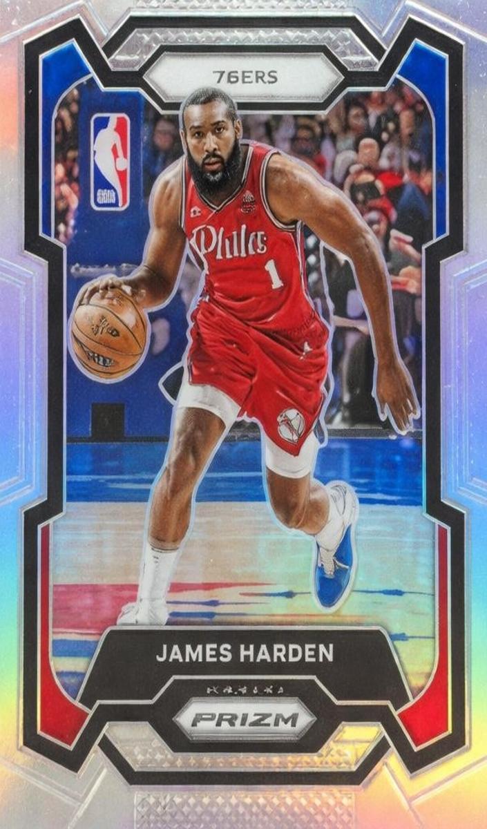 James Harden 2023-24 Prizm Basketball card