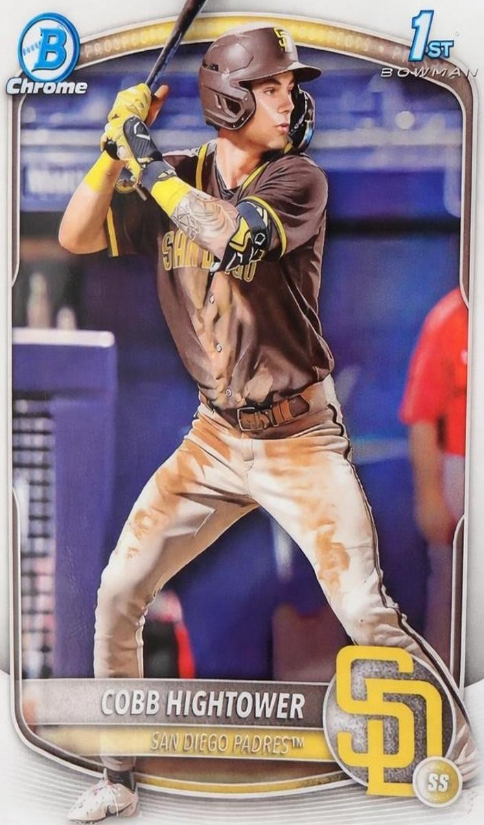 Cobb Hightower 2025 Bowman Chrome Prospects card