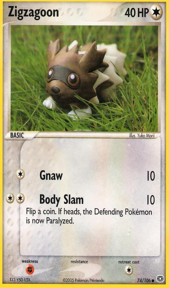 Zigzagoon 2005 Pokemon EX Emerald