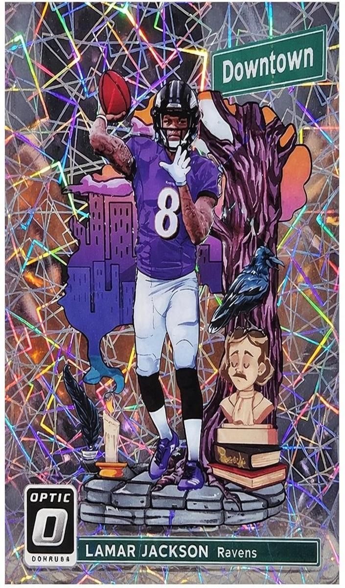 2018 Donruss Optic Downtown Lamar Jackson #DT-16 card