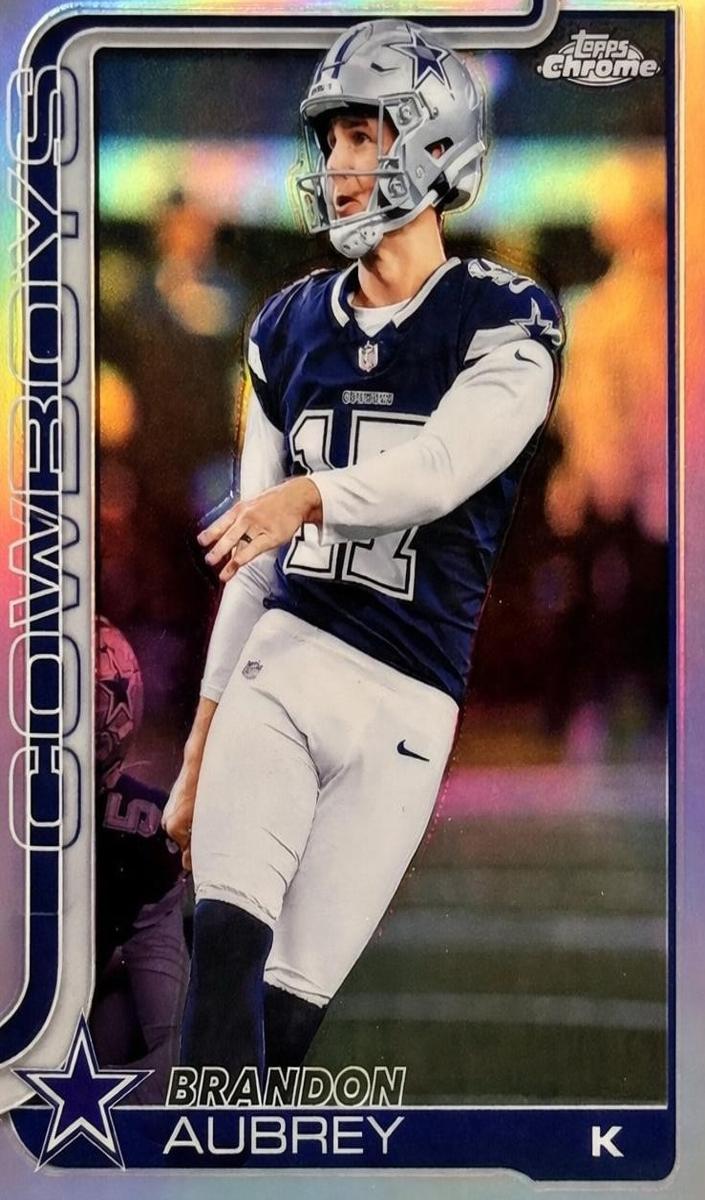 Brandon Aubrey 2025 Topps Chrome Football card
