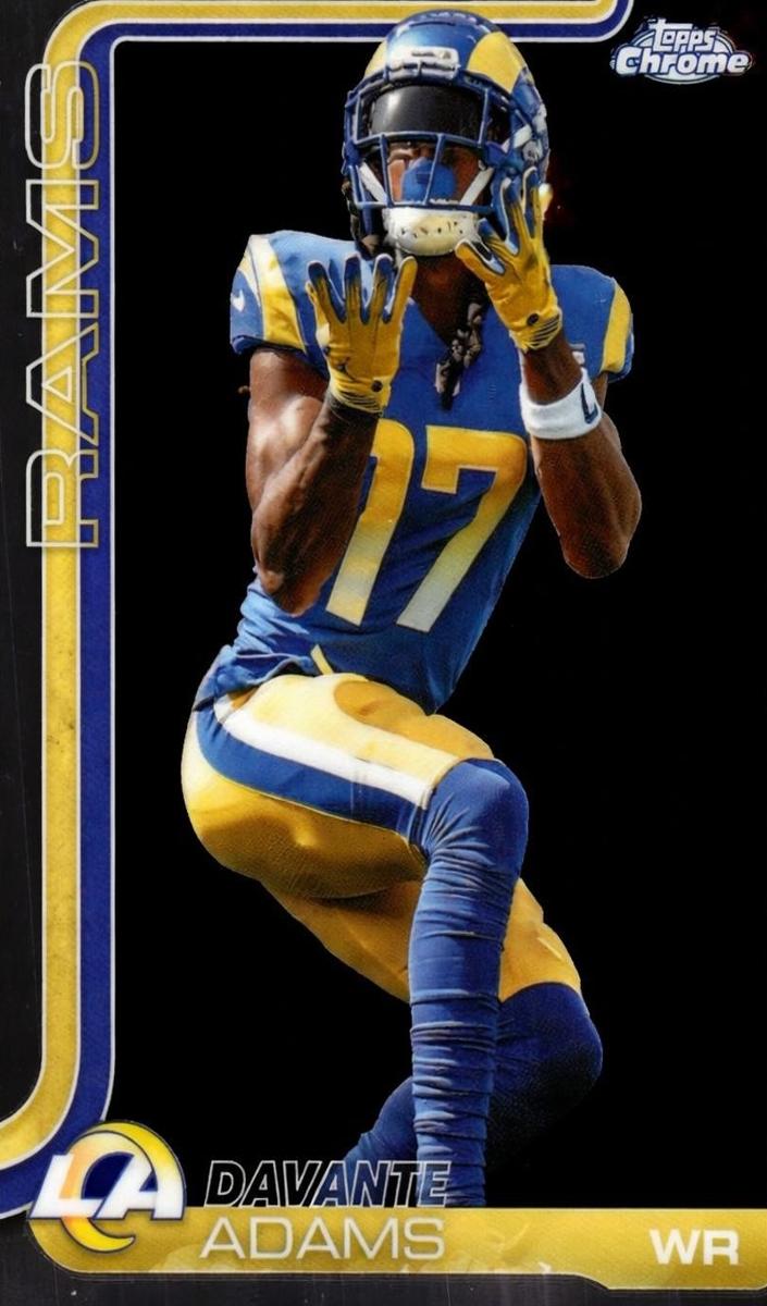 Davante Adams 2025 Topps Chrome Football card