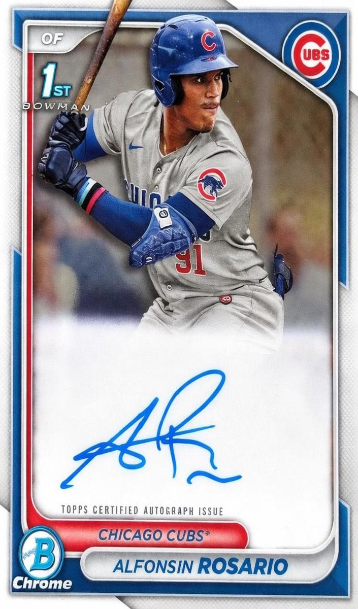 Alfonsin Rosario 2024 Bowman Chrome Prospects card