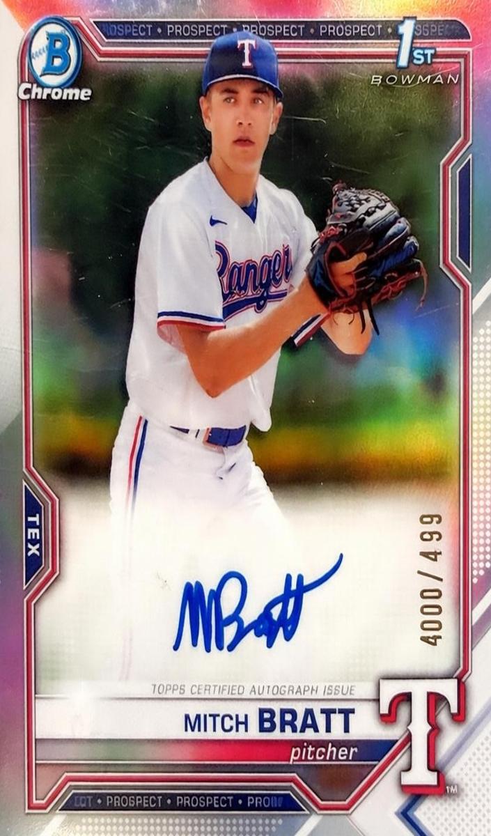 2021 Mitch Bratt [Refractor] #CDA-MBRA