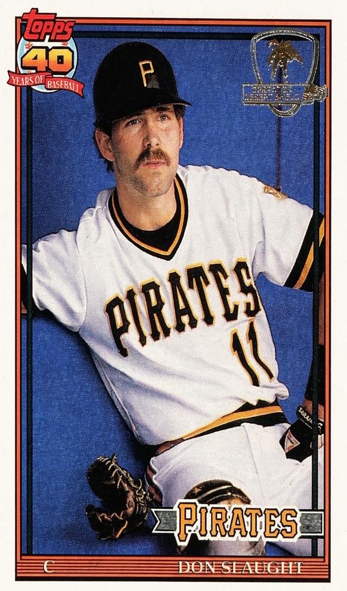 Don Slaught 1991 Topps Desert Shield Baseball