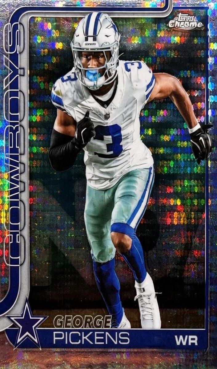 2025 Topps Chrome George Pickens [Leather] #80 card