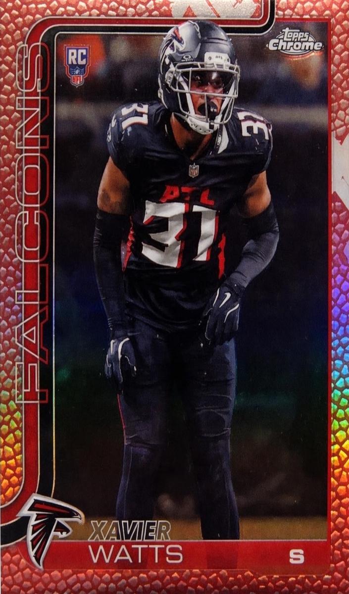 2025 Topps Chrome Xavier Watts [Leather] #393 card