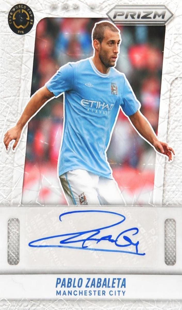 2025 Panini Prizm FIFA Club World Cup Pablo Zabaleta #FA-PZ card