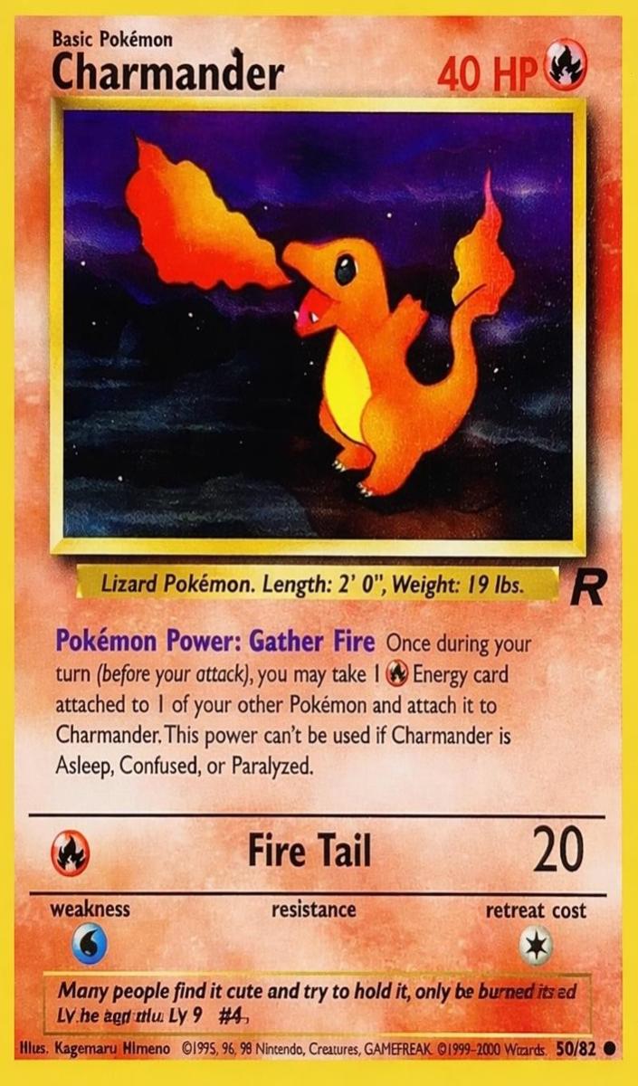 Charmander 2000 Pokemon Team Rocket