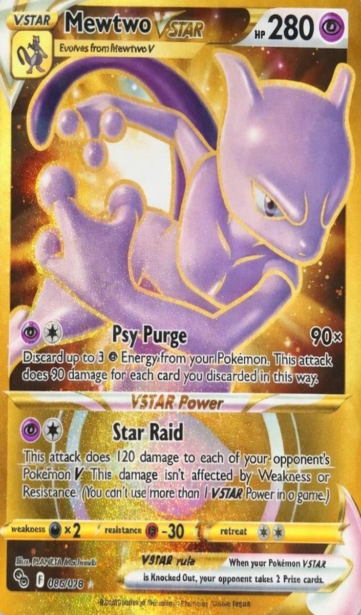 2022 Pokemon Pokemon Go SECRET #086 Mewtwo front
