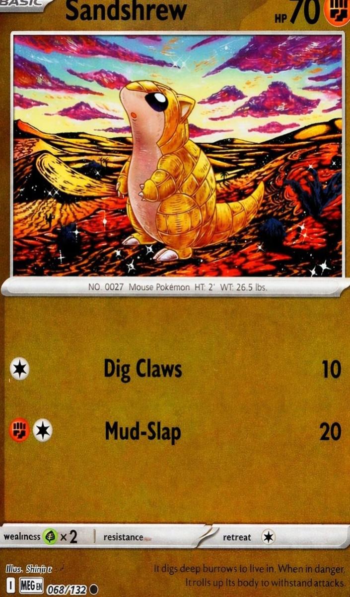 Sandshrew 2025 Pokemon Mega Evolution