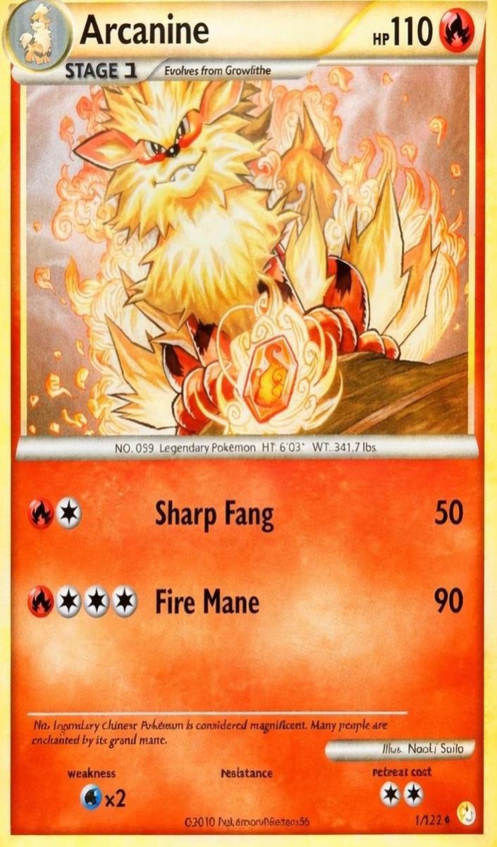 Arcanine 2010 Pokemon HeartGold & SoulSilver