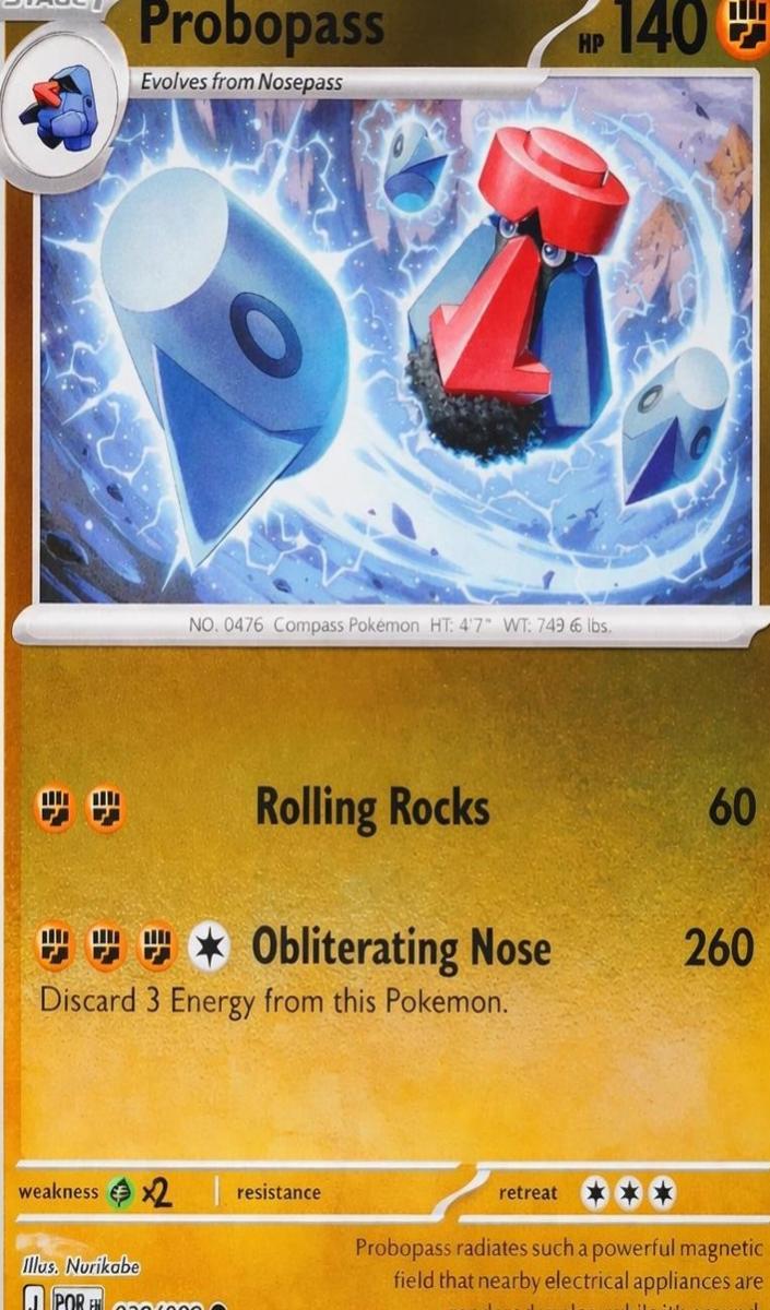 Probopass 2026 Pokemon Mega Evolution Perfect Order Reverse Holo
