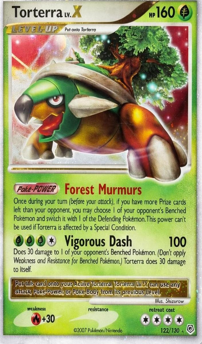 Torterra LV. X 2007 Pokemon Diamond & Pearl