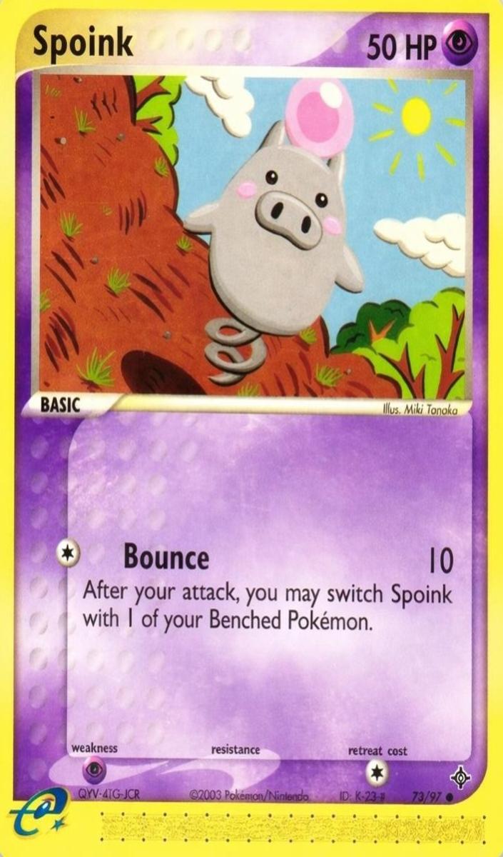 Spoink 2003 Pokemon EX Dragon