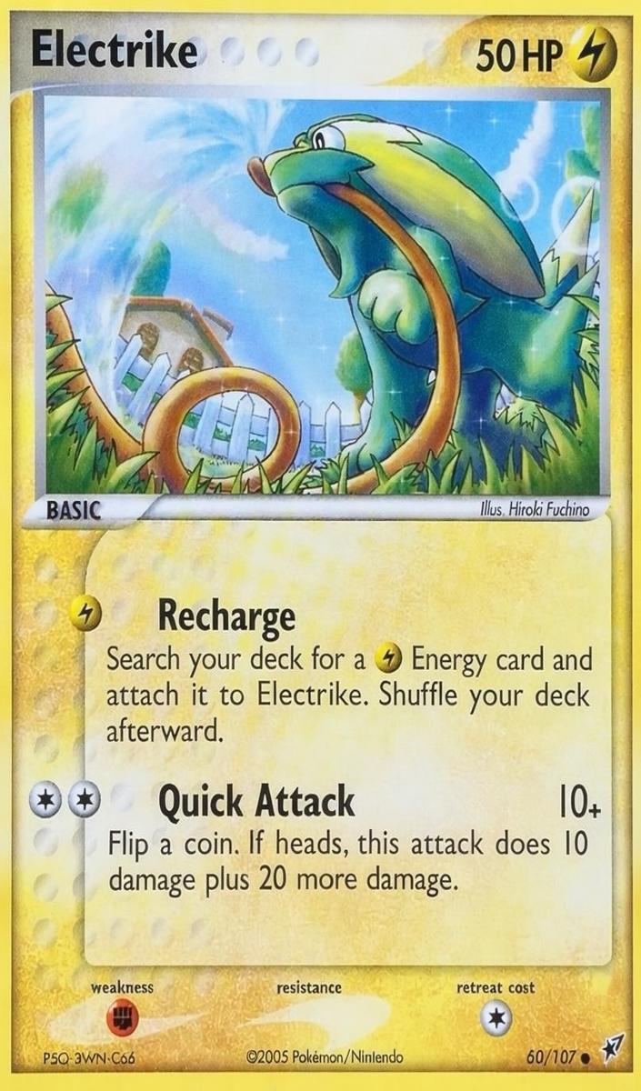 Electrike 2005 Pokemon EX Deoxys