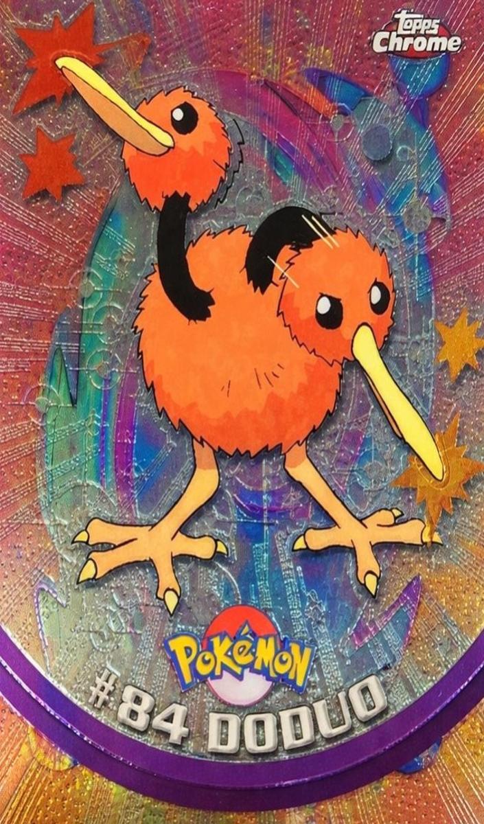 Doduo 2000 Topps Chrome Pokemon