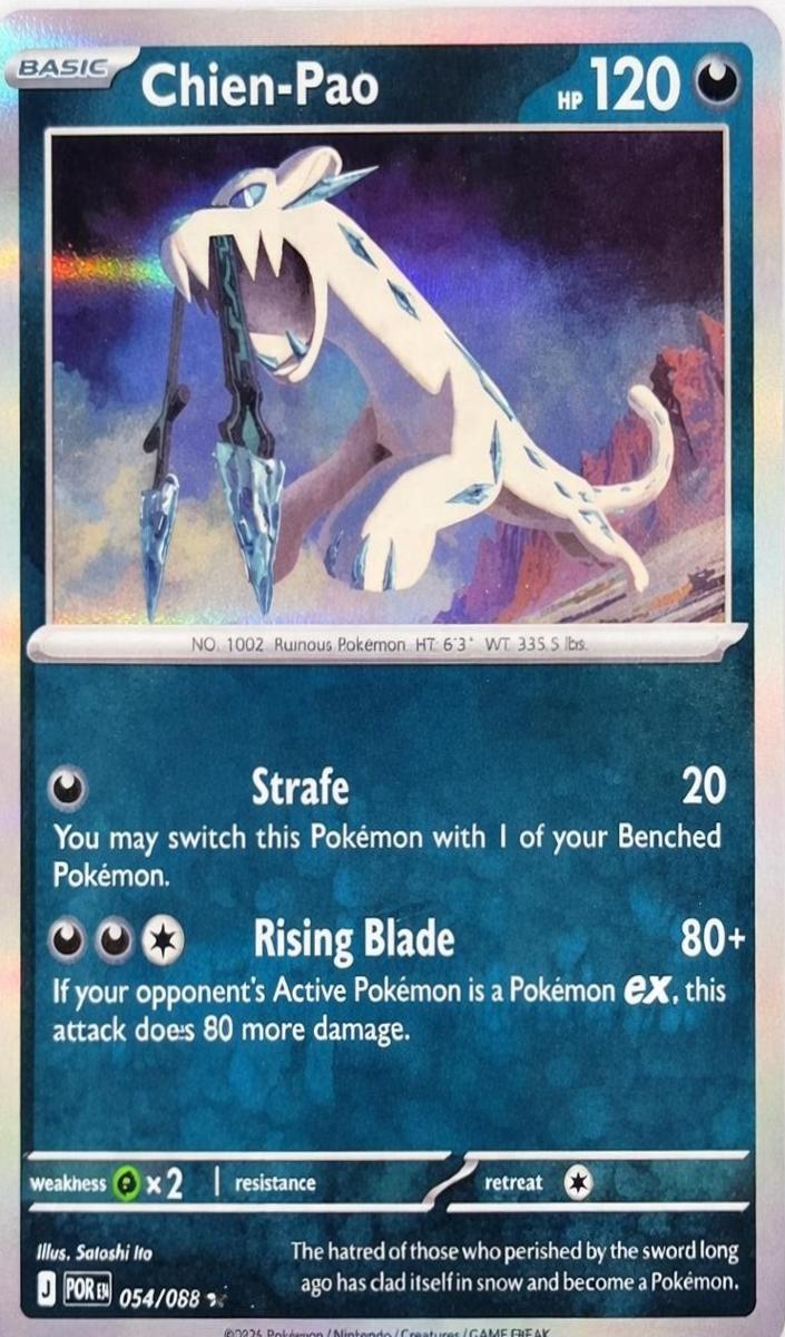 Chien-Pao 2026 Pokemon Mega Evolution Perfect Order