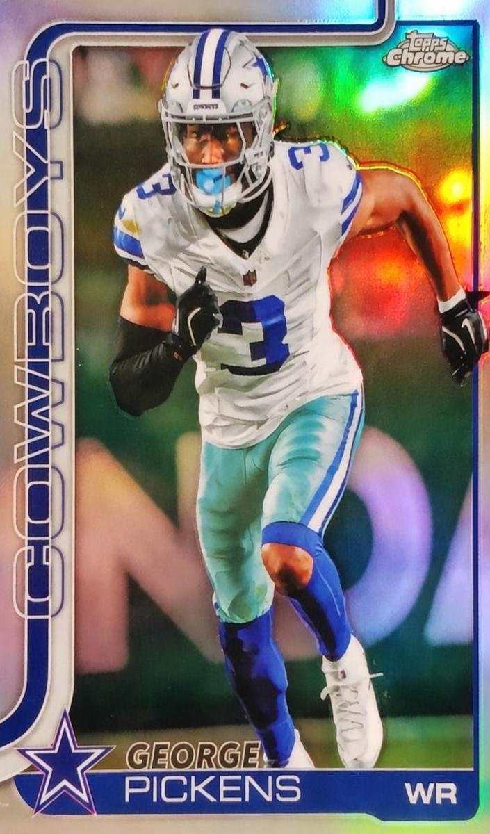 George Pickens 2025 Topps Chrome Football card