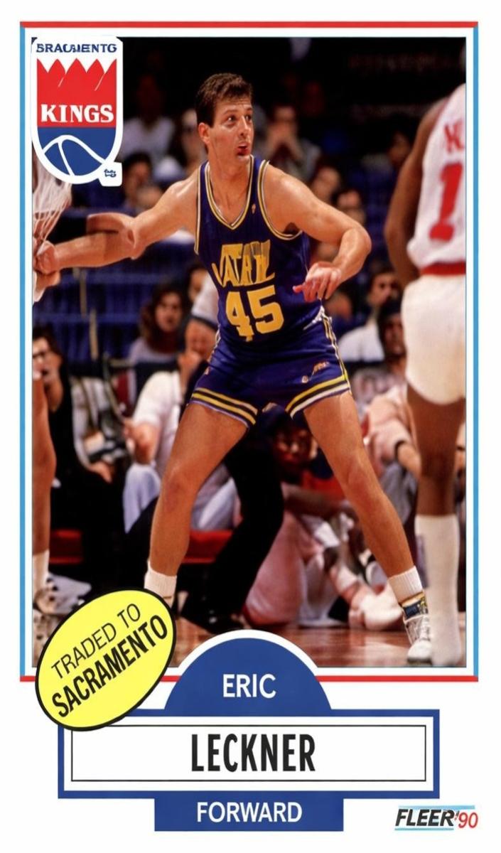 Eric Leckner 1990 Fleer Basketball