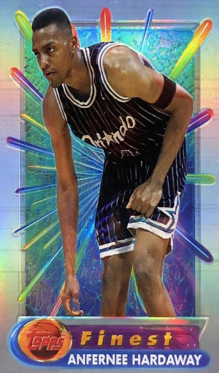 1994 Topps Finest Anfernee Hardaway [Refractor] #167 card