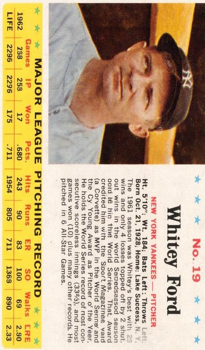1963 Whitey Ford #19