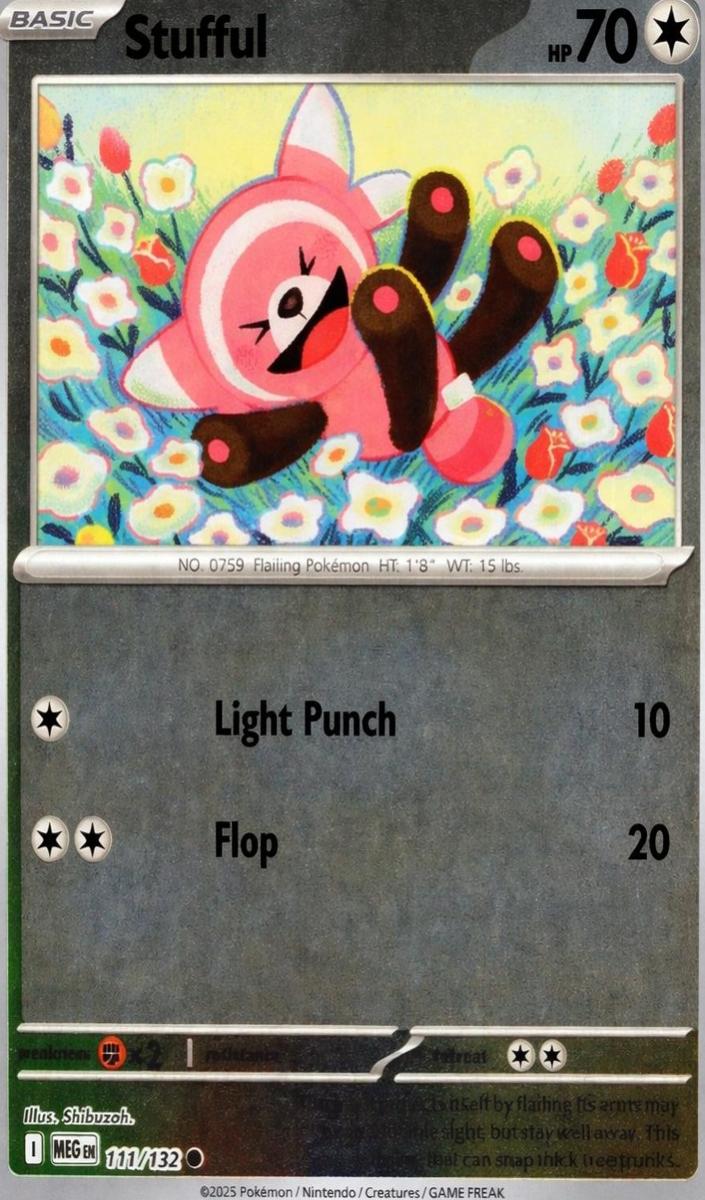 Stufful 2025 Pokemon Mega Evolution