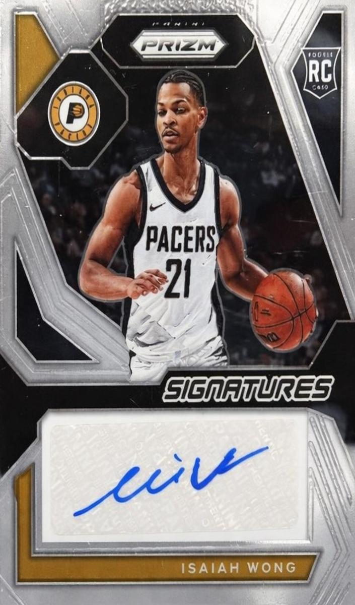 2023 Panini Prizm Isaiah Wong #RSI-WOG card