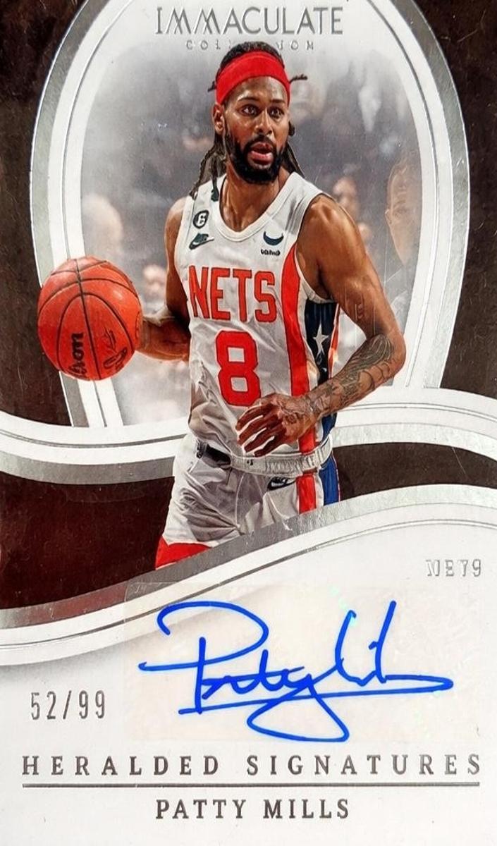 2022 Panini Immaculate Collection Patty Mills #IHS-PML card