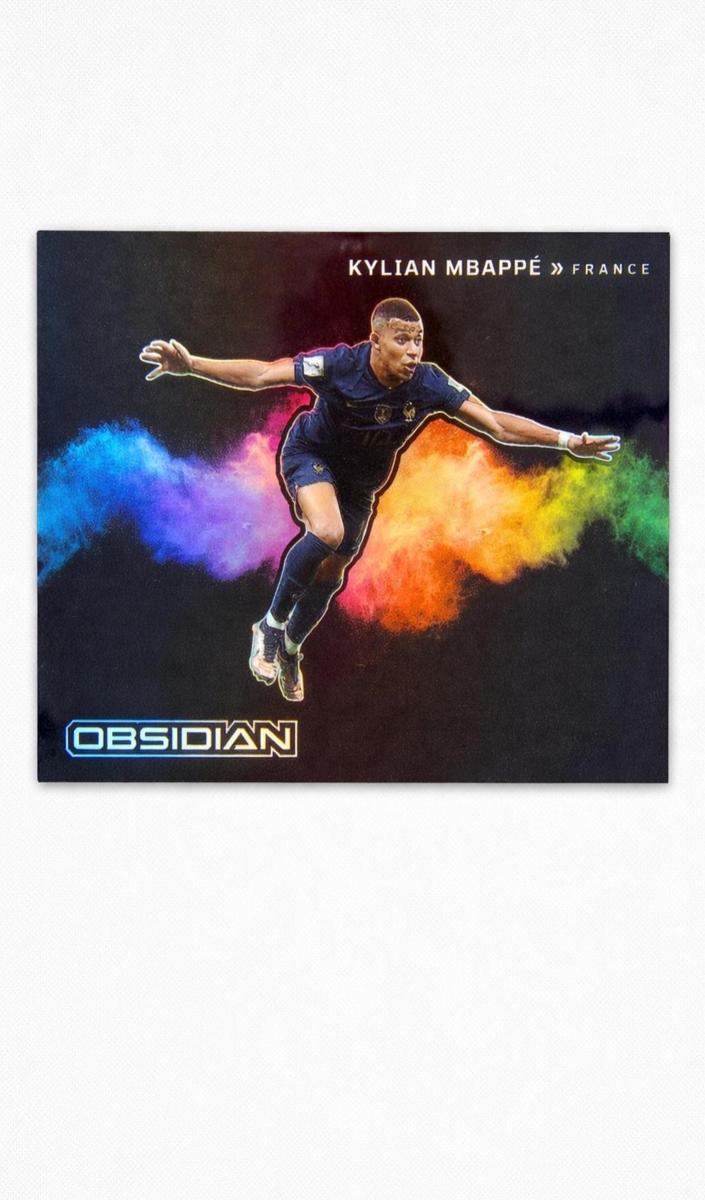 2022 Panini Obsidian Kylian Mbappe #5 card
