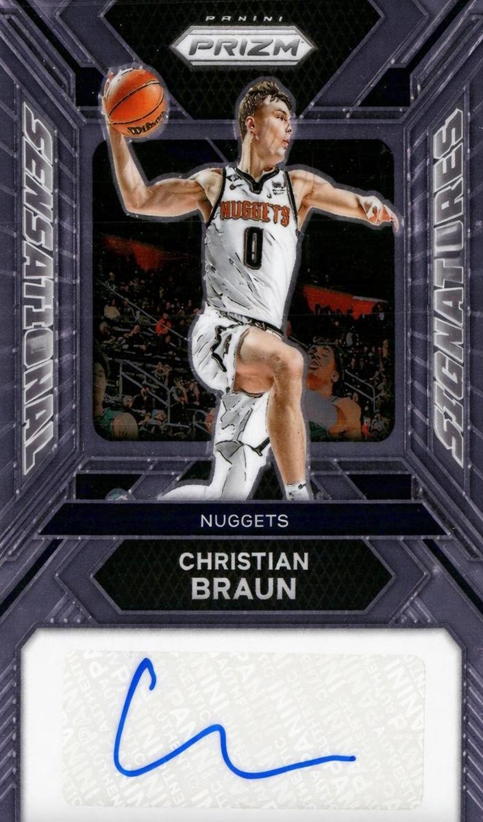 2023 Panini Prizm Christian Braun #SS-CB card