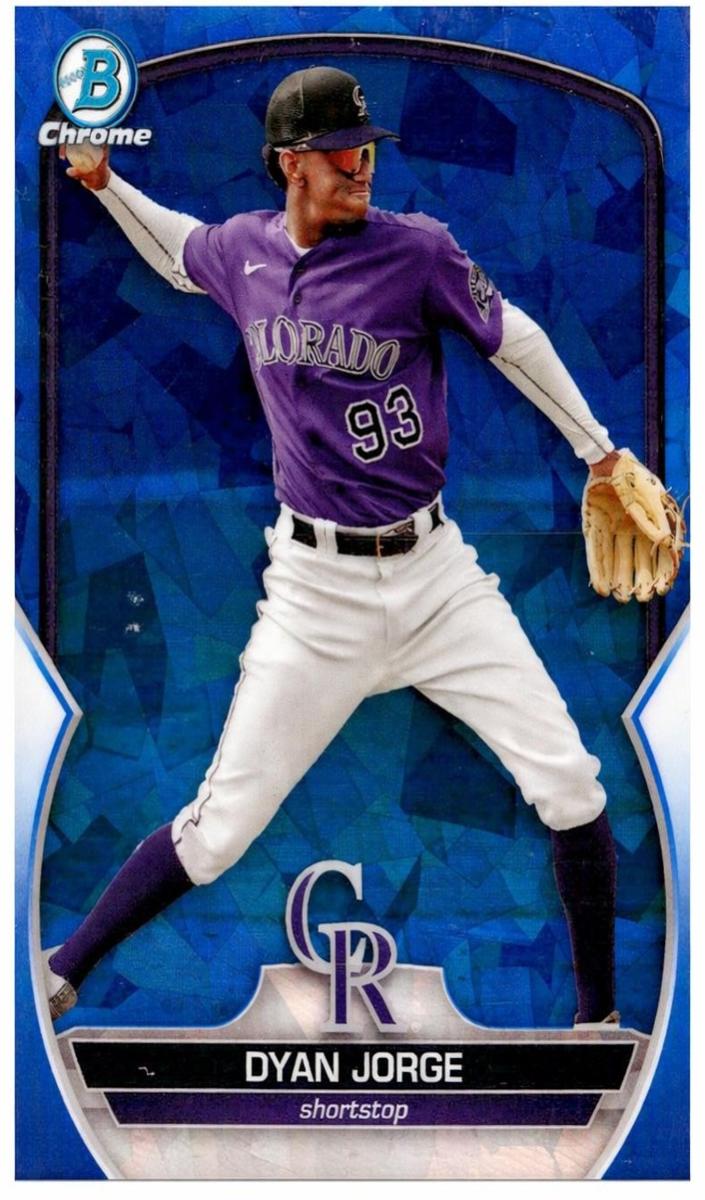 2023 Bowman Chrome Sapphire Dyan Jorge #BCP-235 card