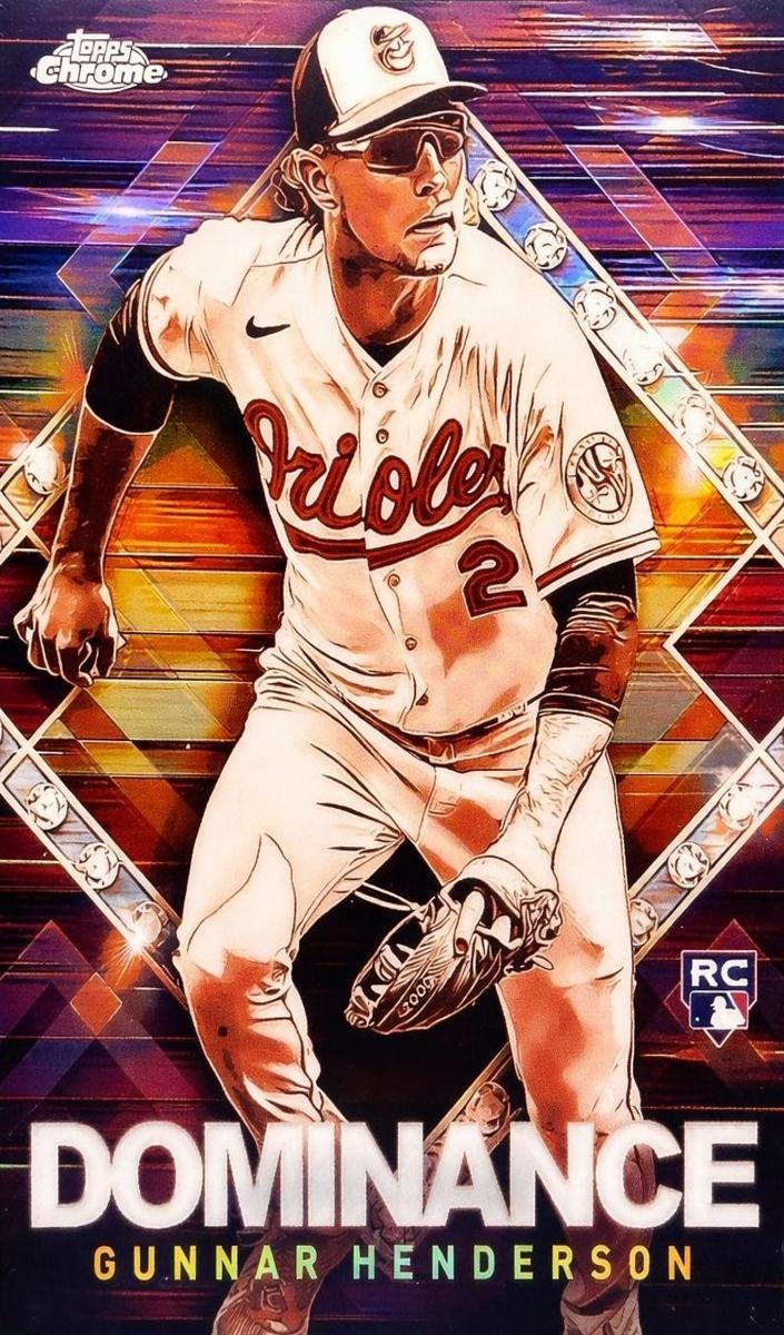 2023 Topps Chrome Update Gunnar Henderson #DD-7 card