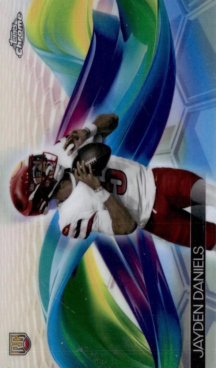 2024 Topps Chrome Helix Jayden Daniels #H-8 card