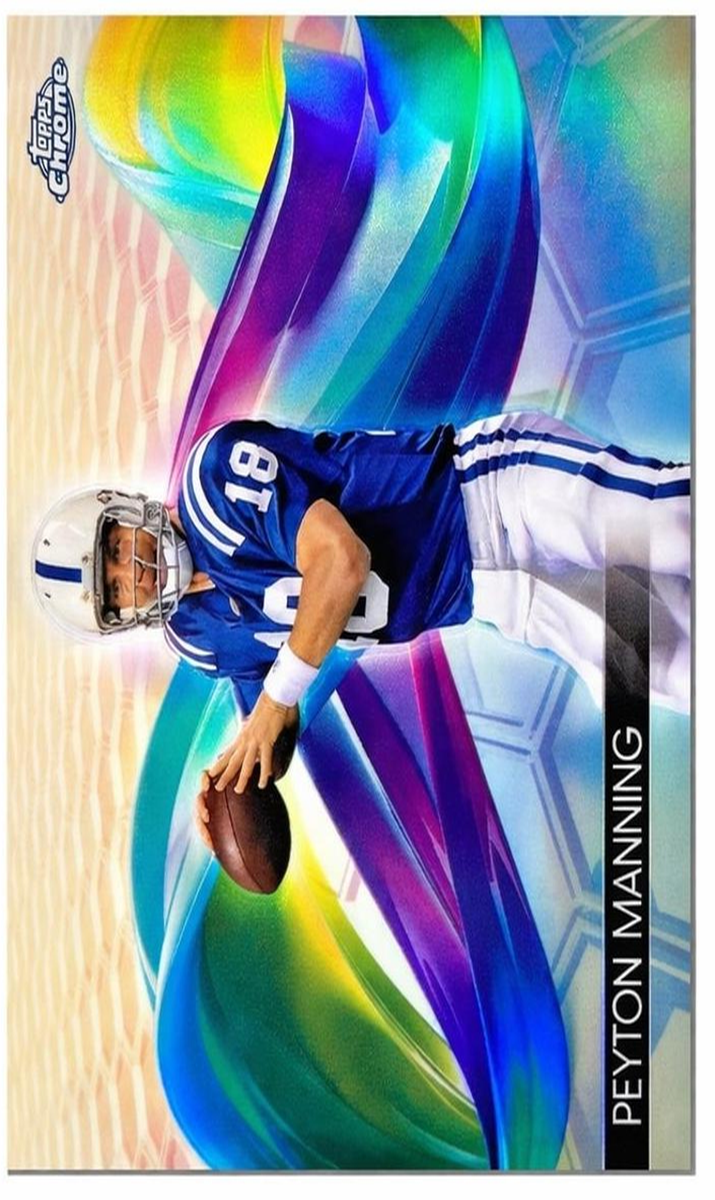 2024 Topps Chrome Helix Peyton Manning #H-3 card